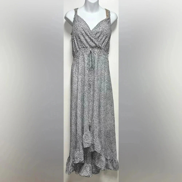Vince Camuto High Low Tank Smocked Dress Great For Weekend Brunch NEW - Picture 3 of 5